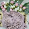 Rose Stone Work Chadar - Korean Chiffon