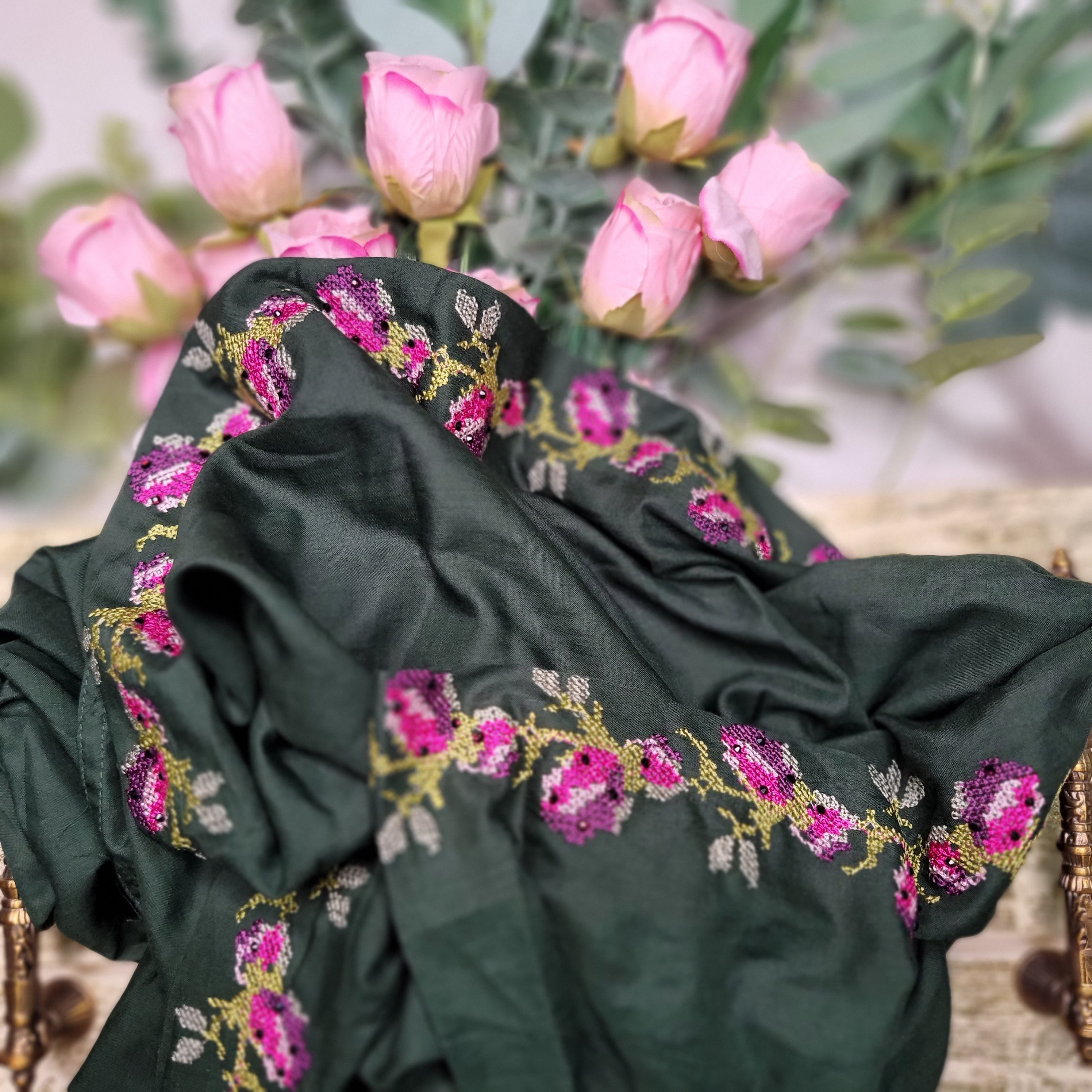 Cross-Stitch Embroidered Chadar