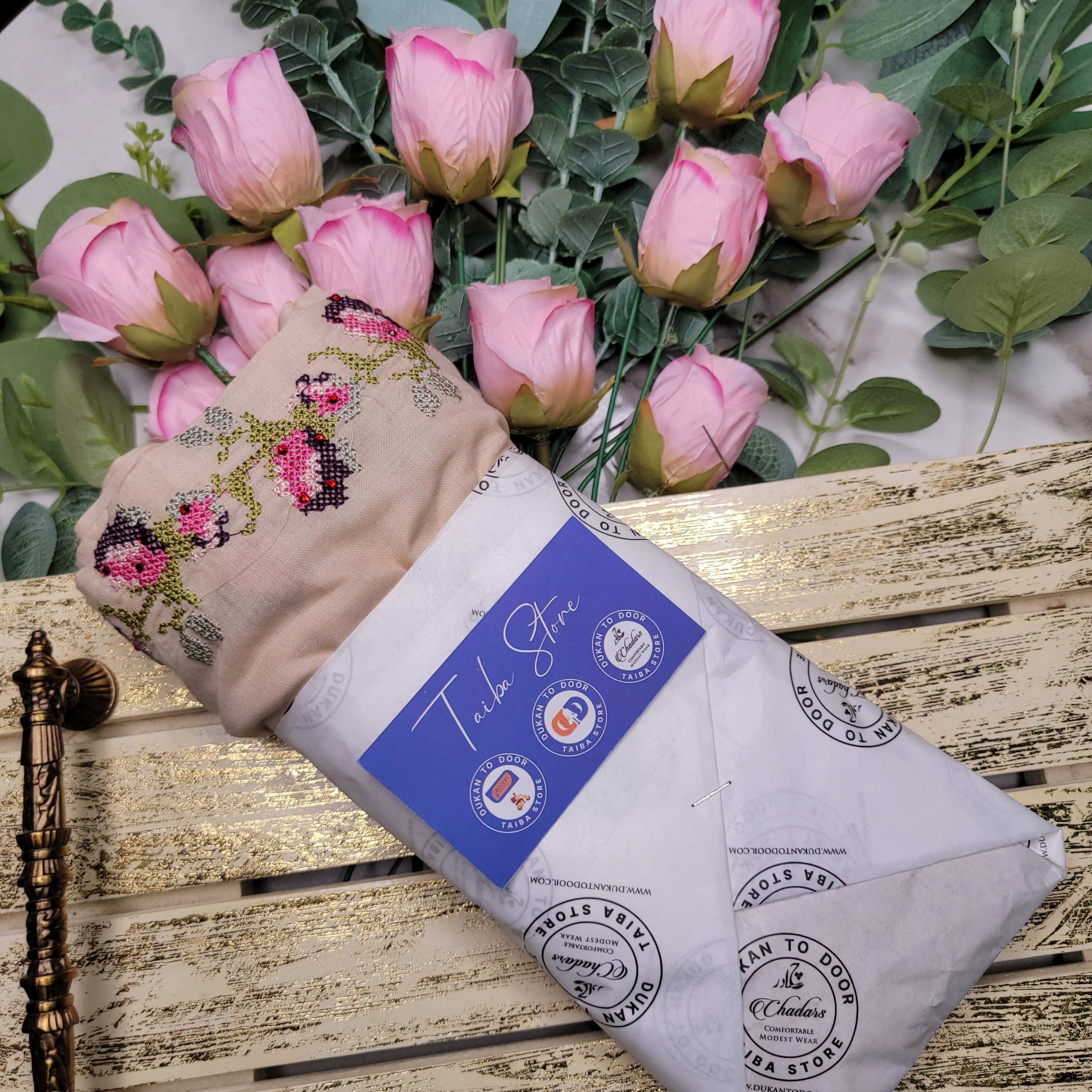 Cross-Stitch Embroidered Chadar