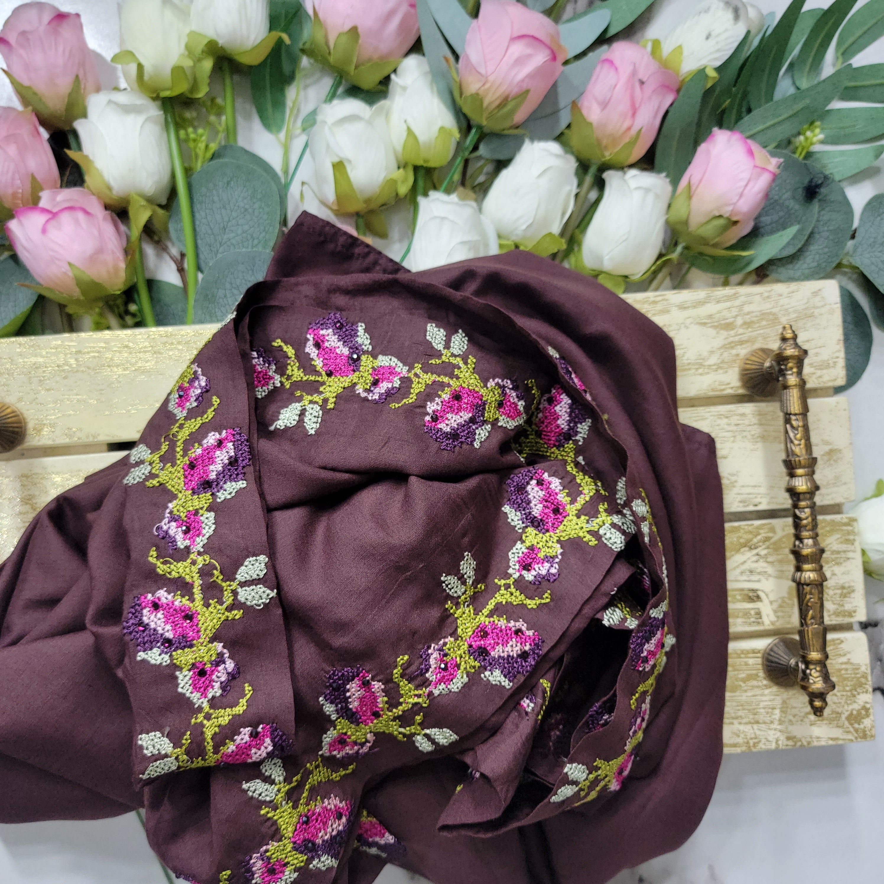 Cross-Stitch Embroidered Chadar