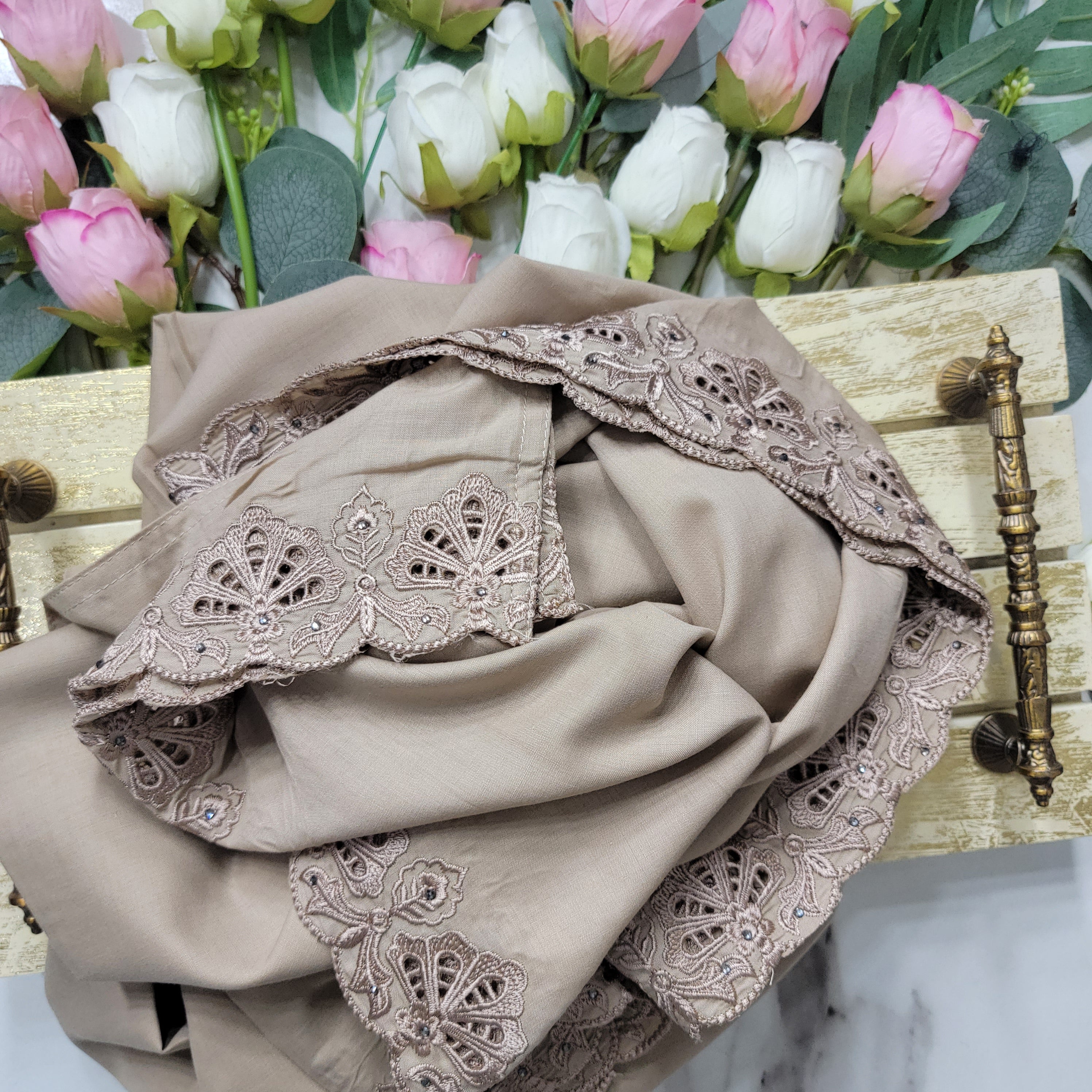 Gulkar Embroidered Chadar