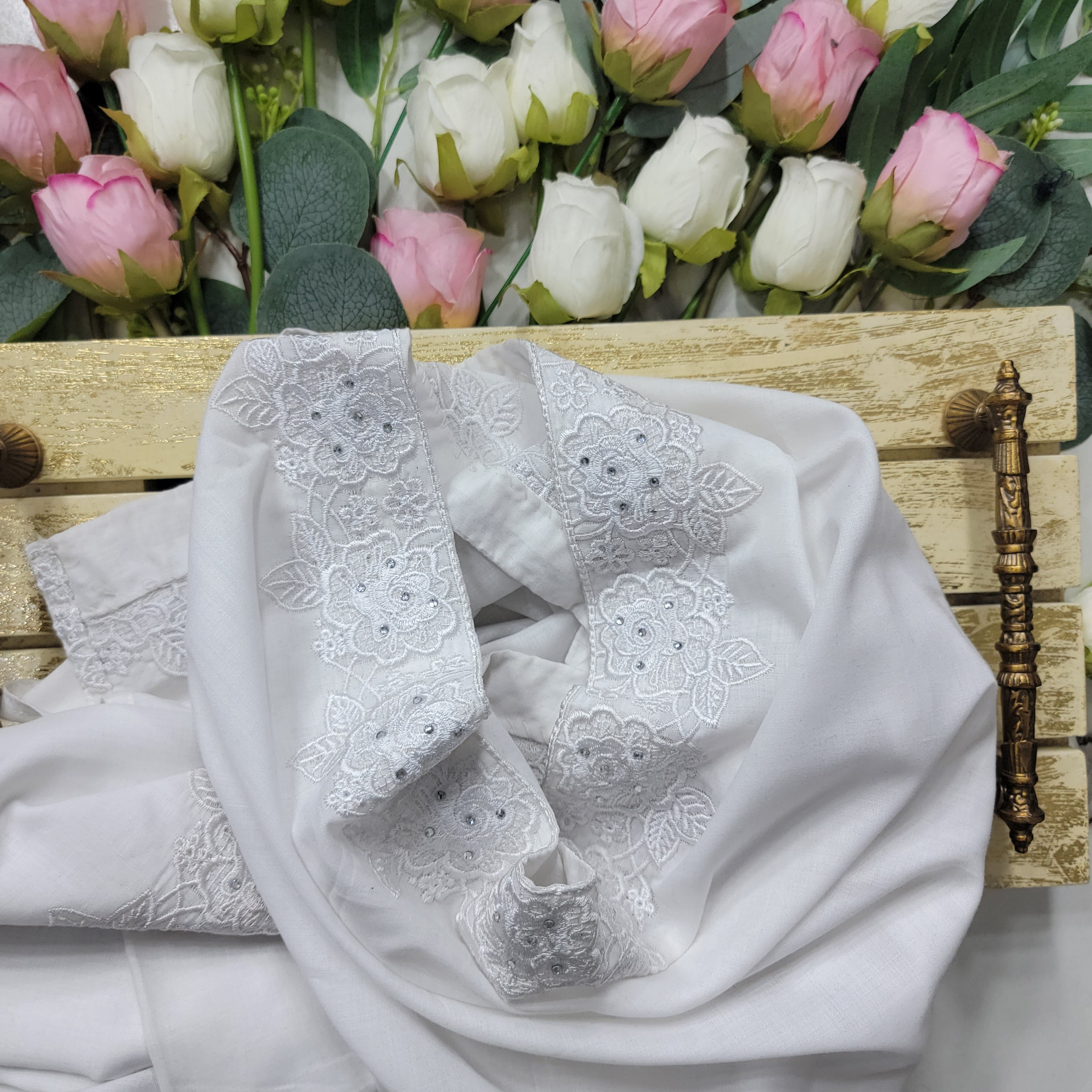 Zahra Embroidered Swiss Lawn