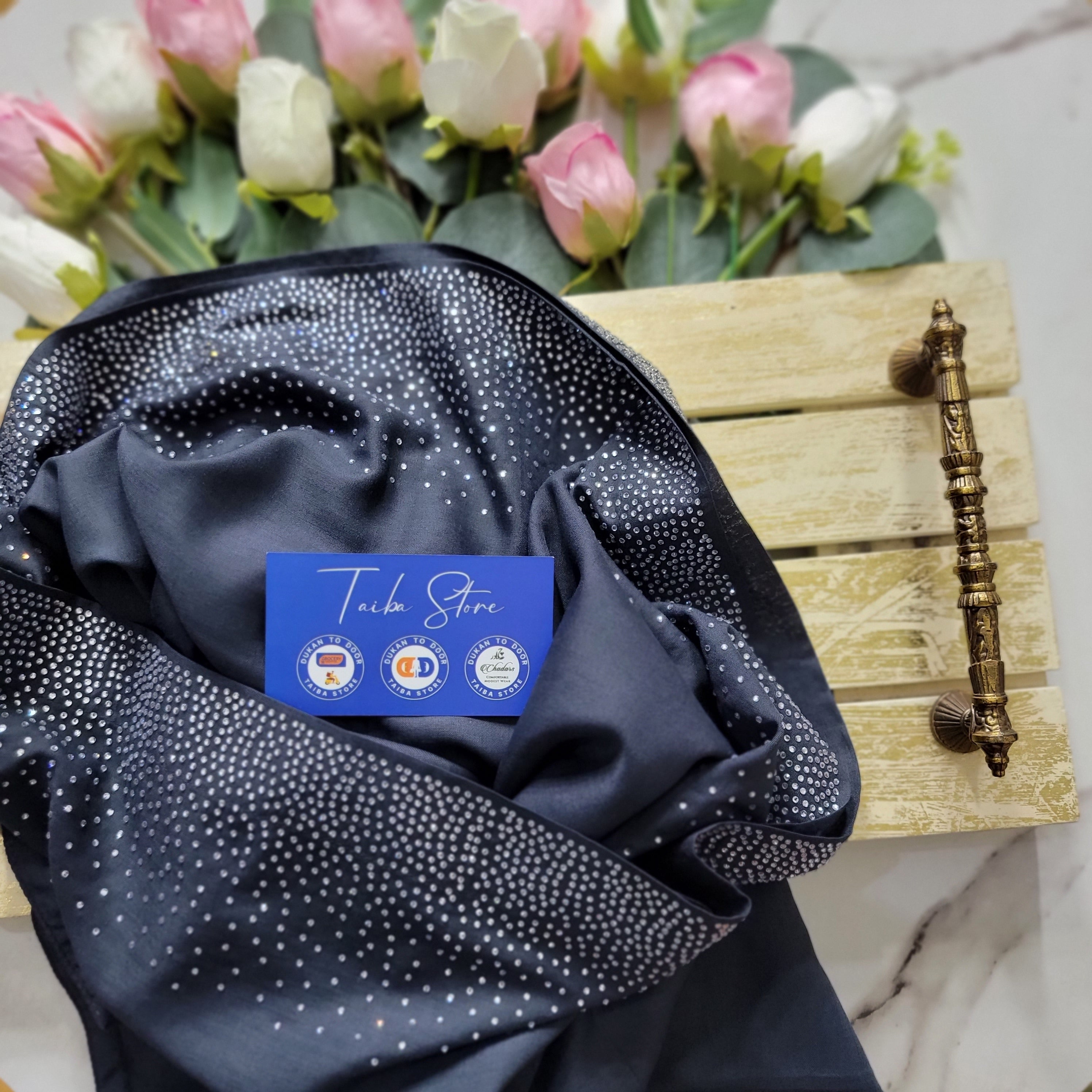 Rainy Stone Work Chadar