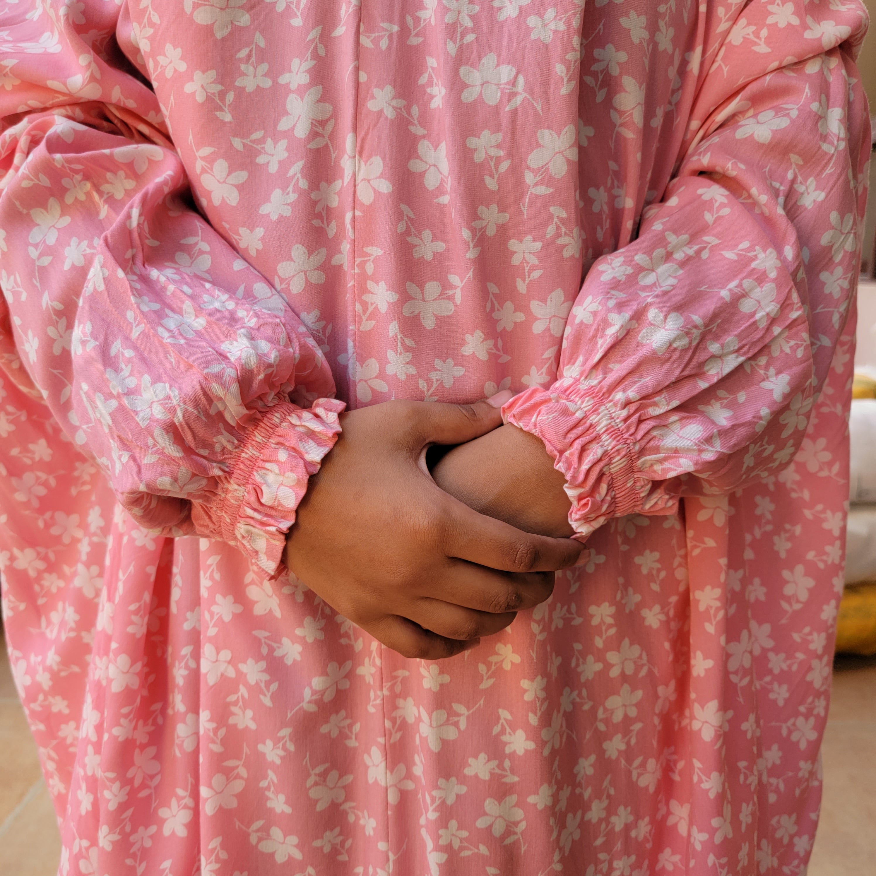 Pink Petal Bloom - Knee Length