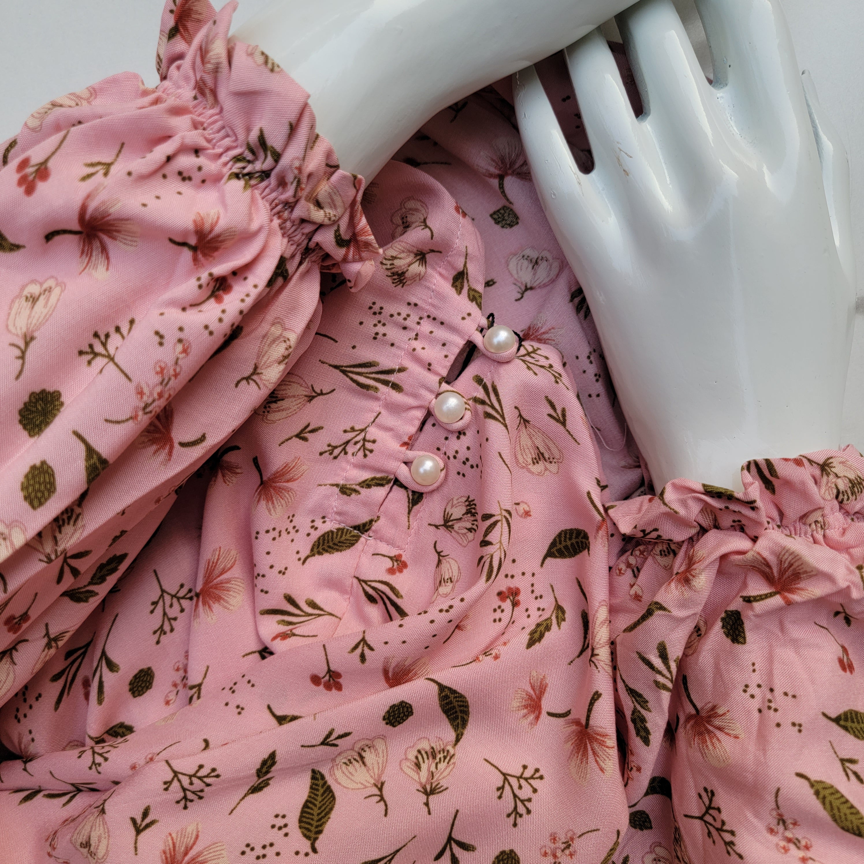 Peach Petals - Knee Length