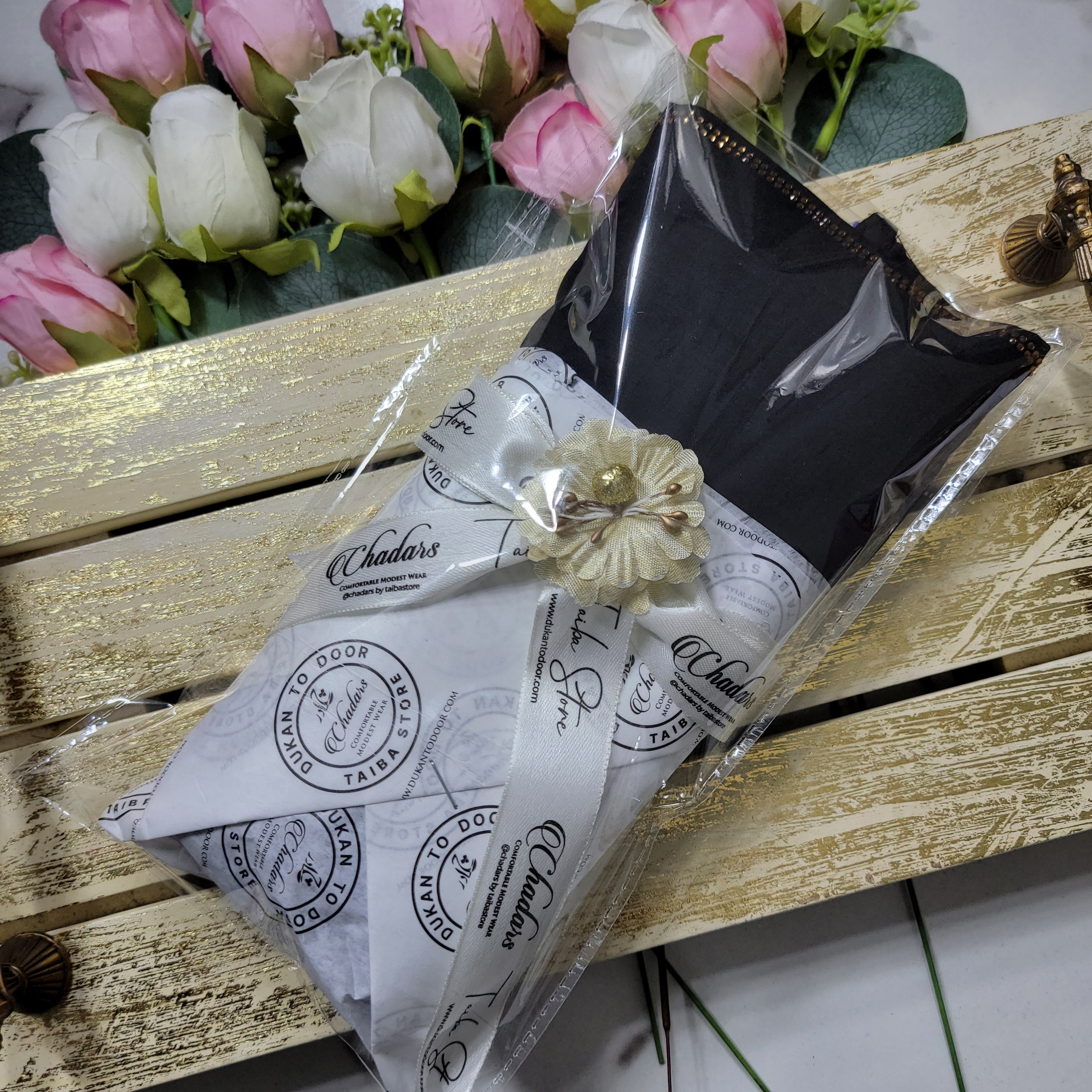 Floral Ribbon Gift Wrap