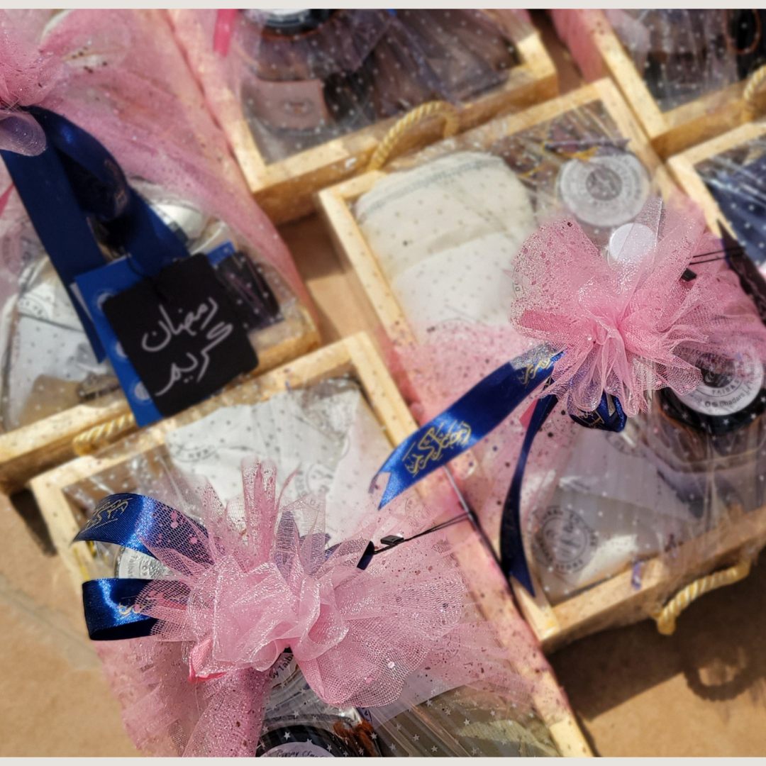 PACKAGE 4 — Wooden Tray Gift Set