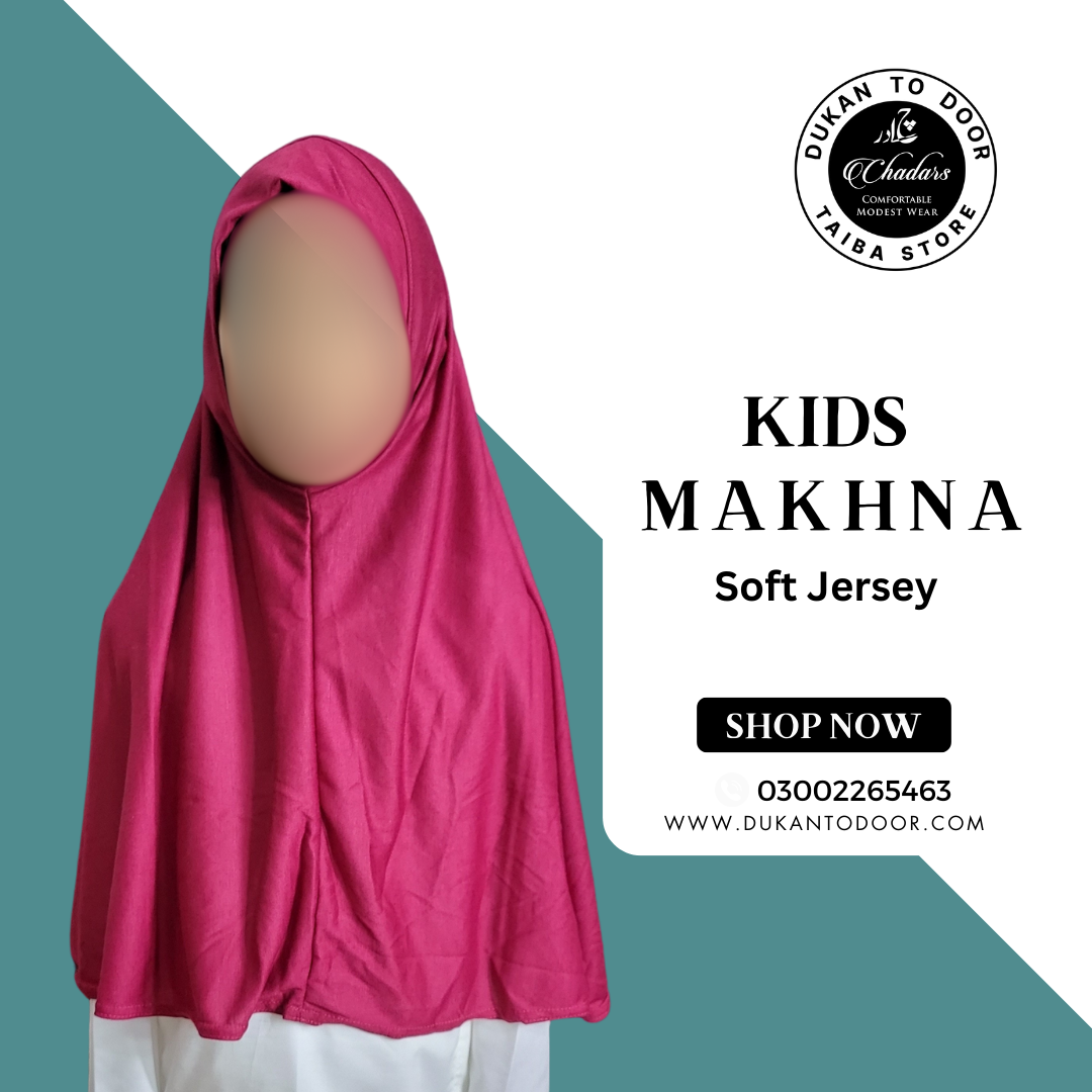 Kids Makhna - Soft Jersey Hijab