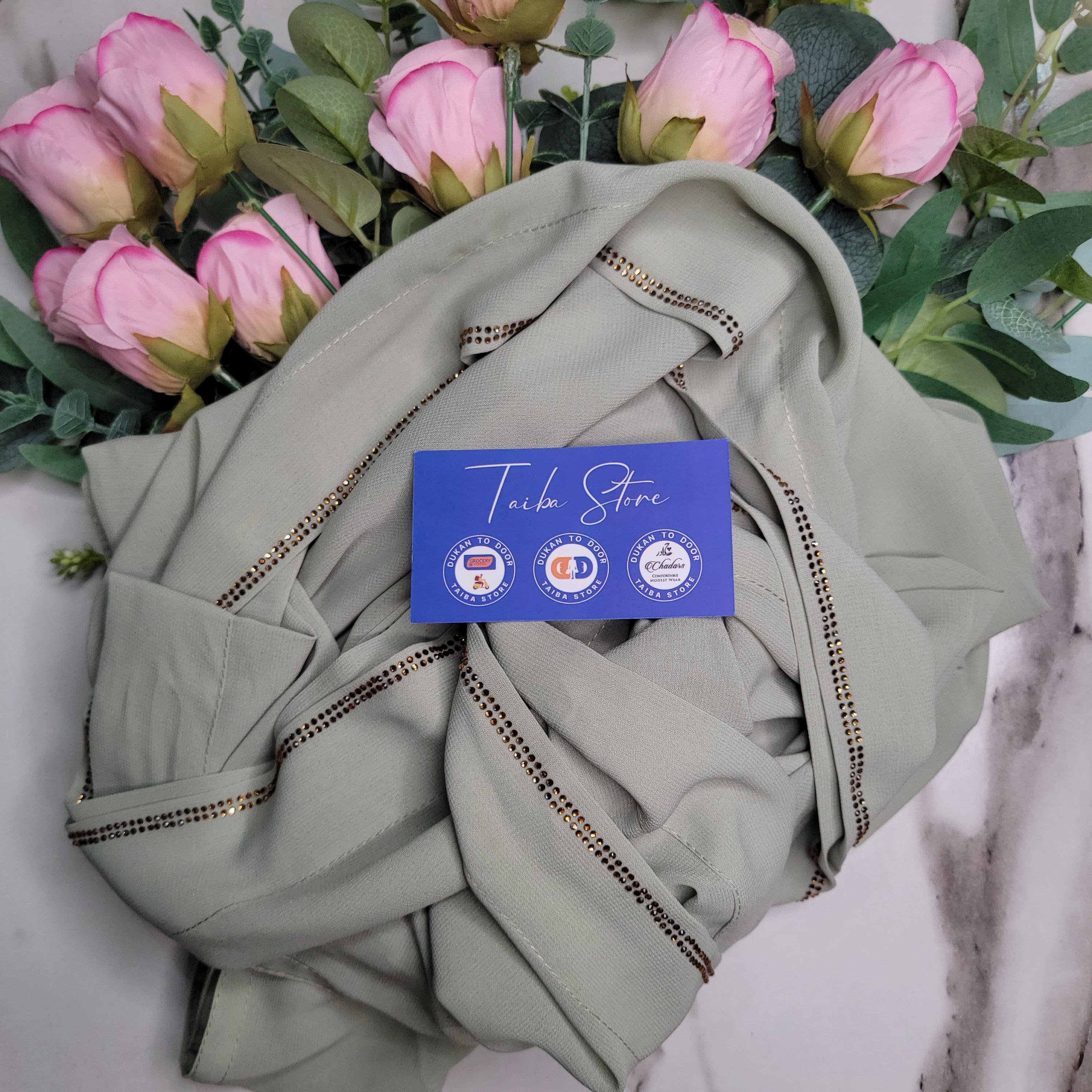 Stone Line Korean Chiffon