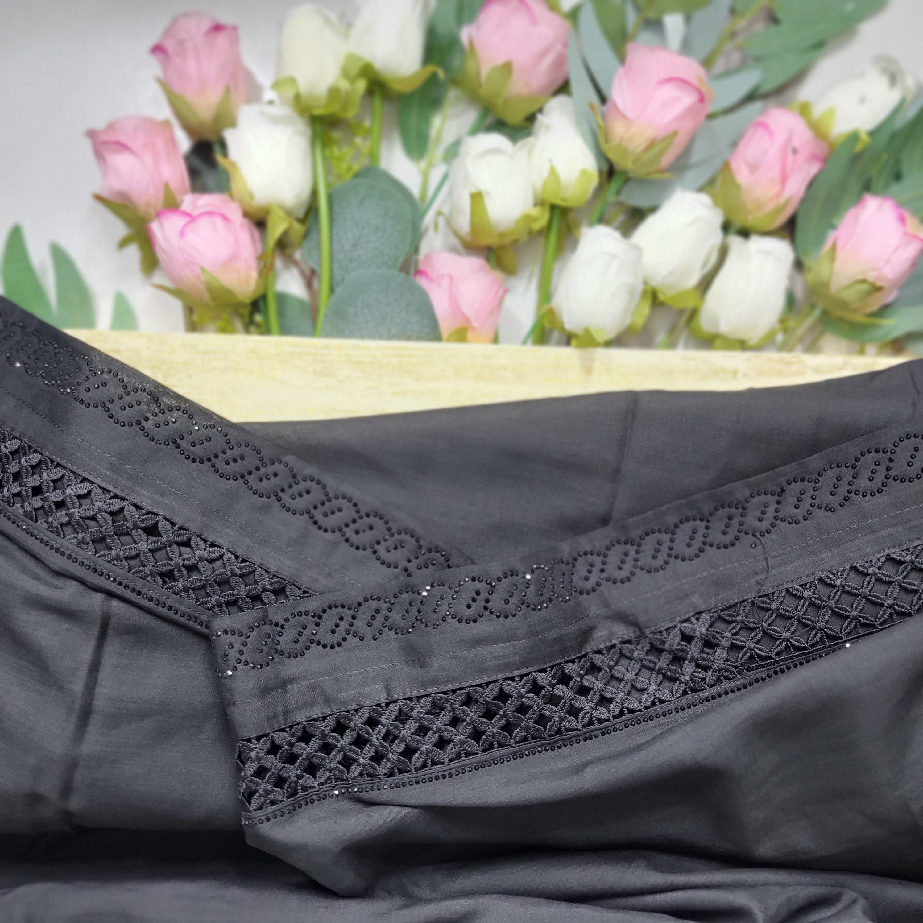 Swiss Lawn Embroidery & Stone Work