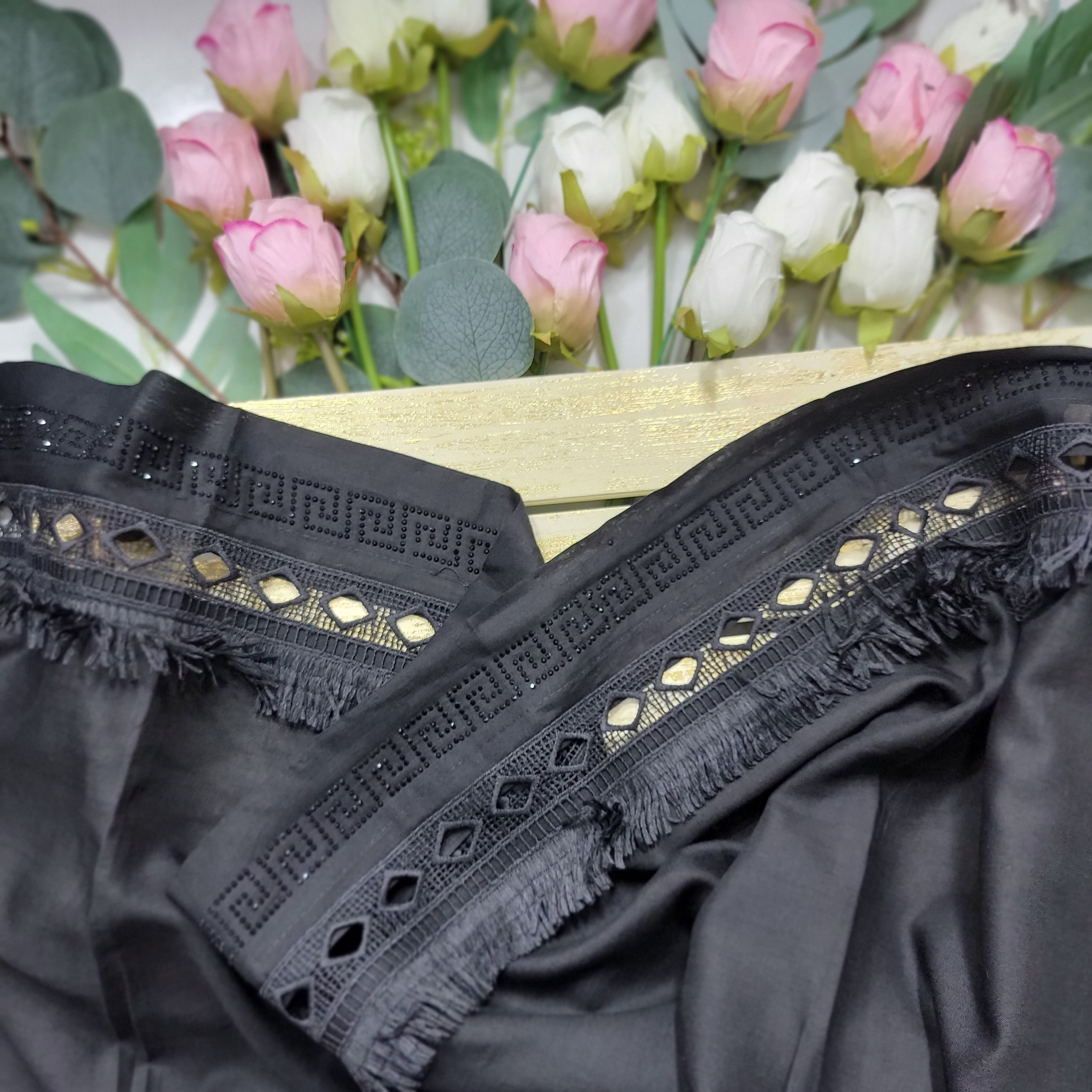 Swiss Lawn Embroidery & Stone Work