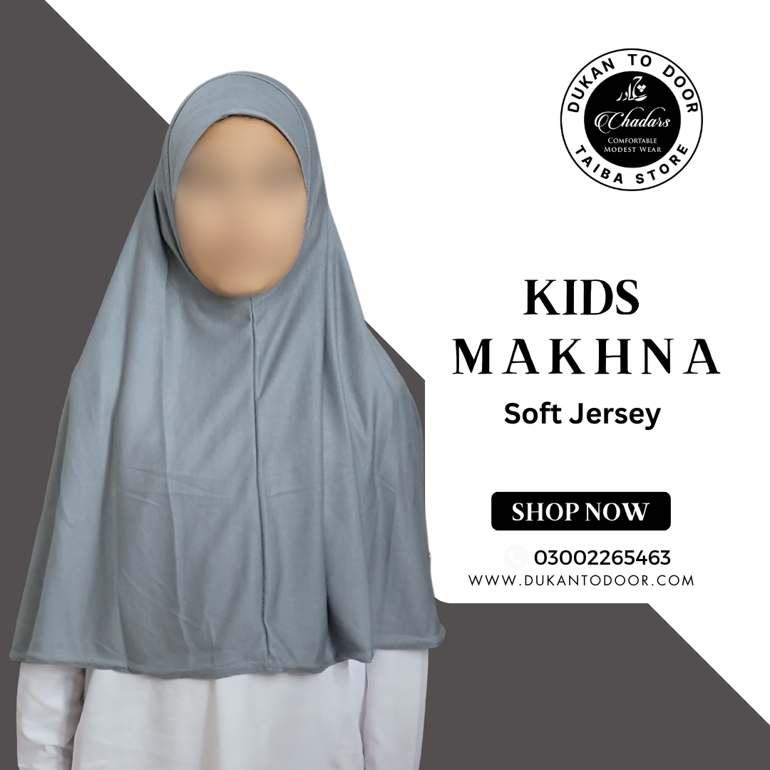 Kids Makhna - Soft Jersey Hijab