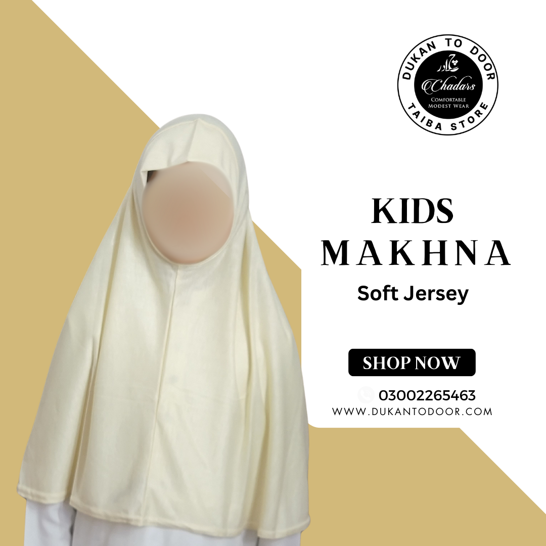 Kids Makhna - Soft Jersey Hijab