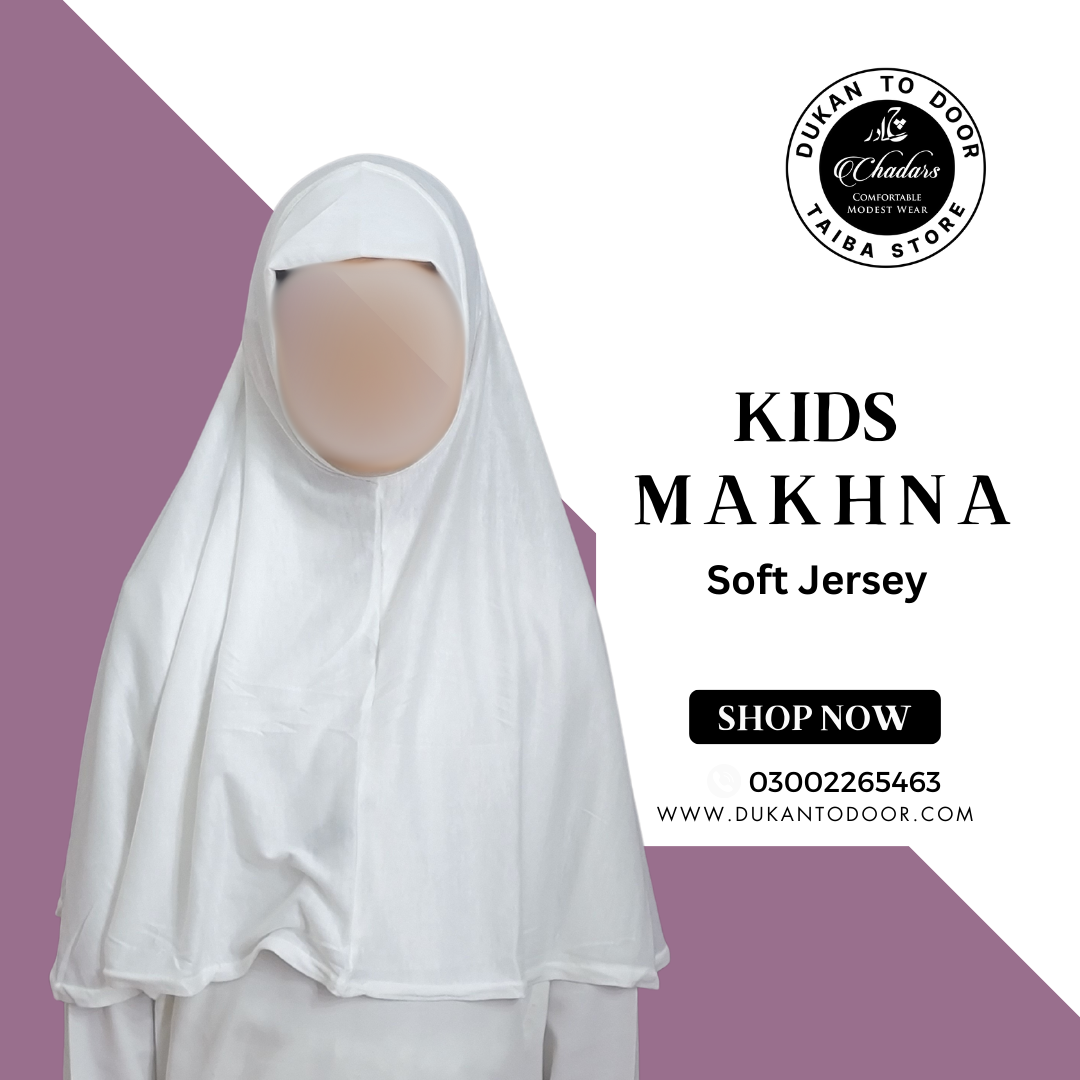 Kids Makhna - Soft Jersey Hijab