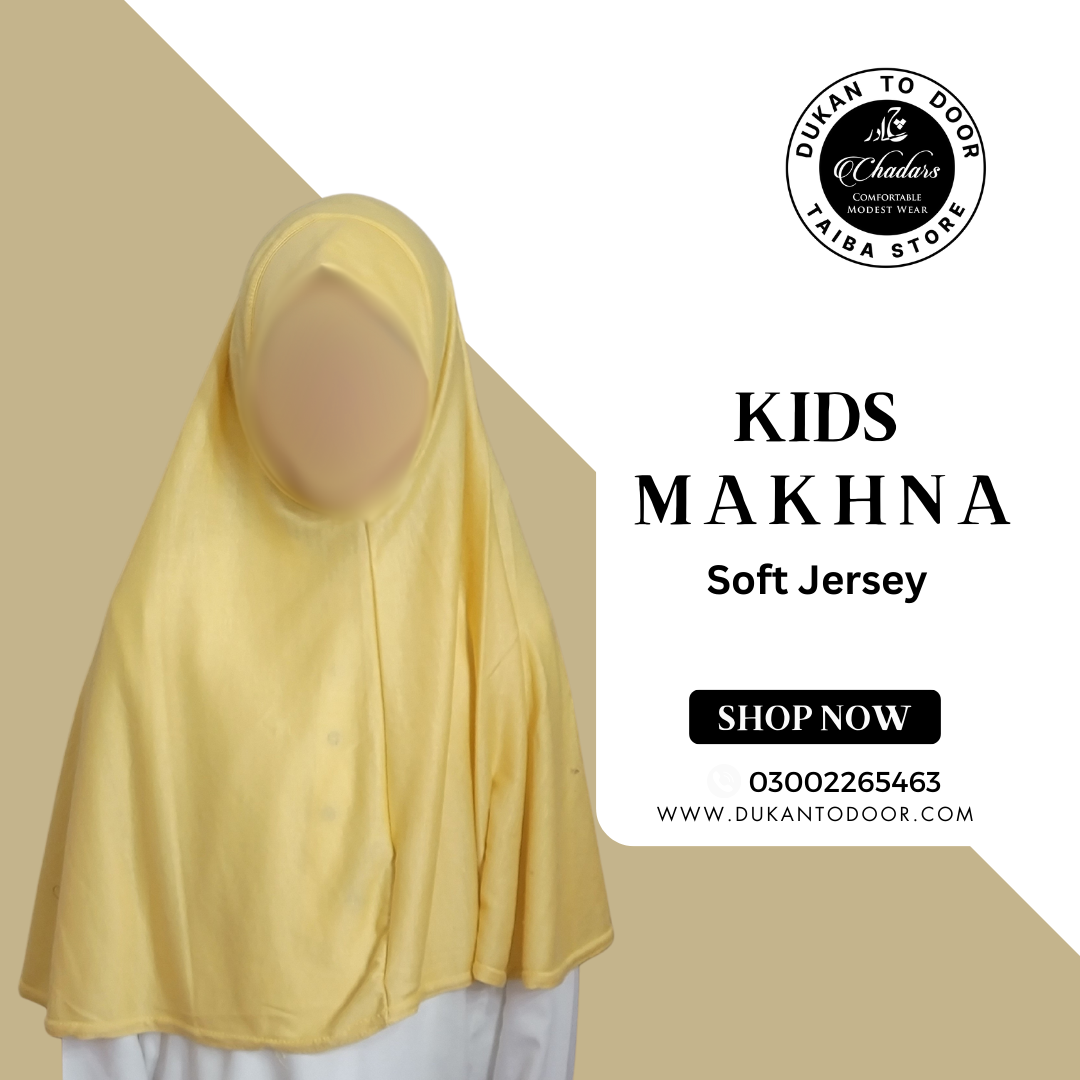Kids Makhna - Soft Jersey Hijab