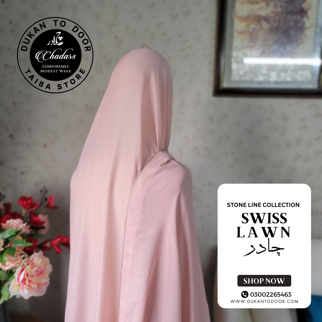 Swiss Lawn Chadar (Pink)