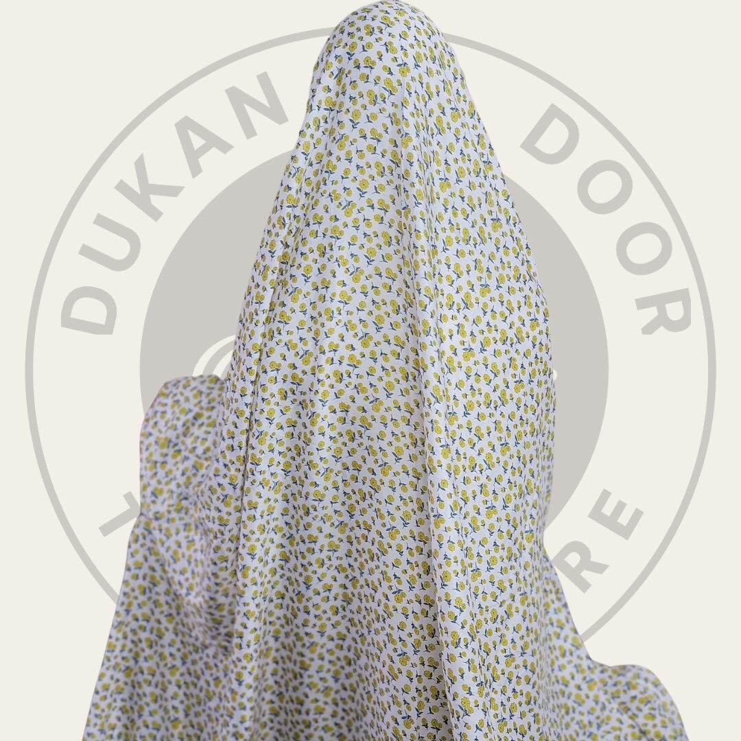 Namaz Chadar (Yellow Floral)