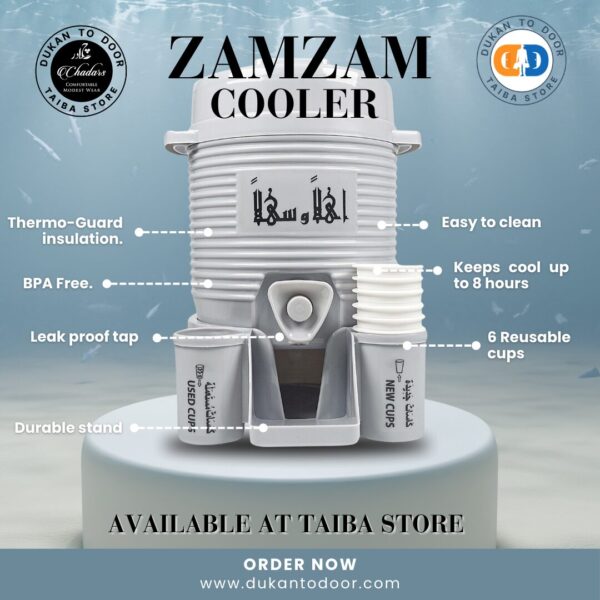 Grey Mini Zam-Zam Cooler with Thermal Guard Insulation