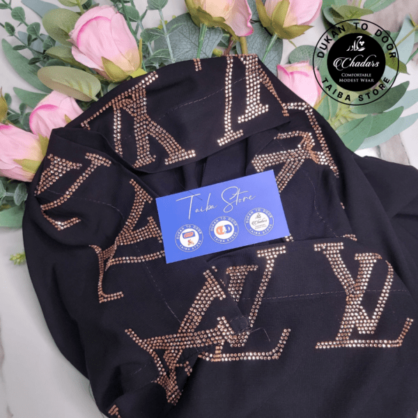 Korean Chiffon Chadar - Stone Work