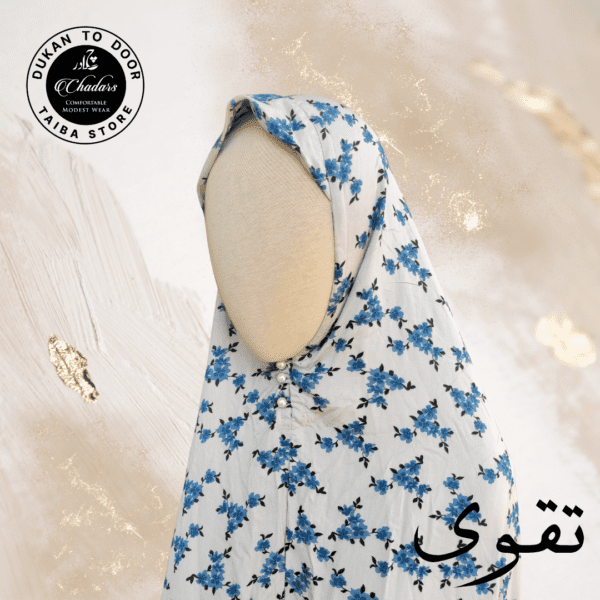 Luxury Full Length Namaz Chadar with Sleeves - Summer Linen Fabric