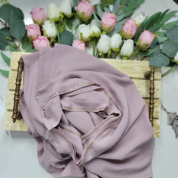 Korean Chiffon Chadar - Lavender Grey